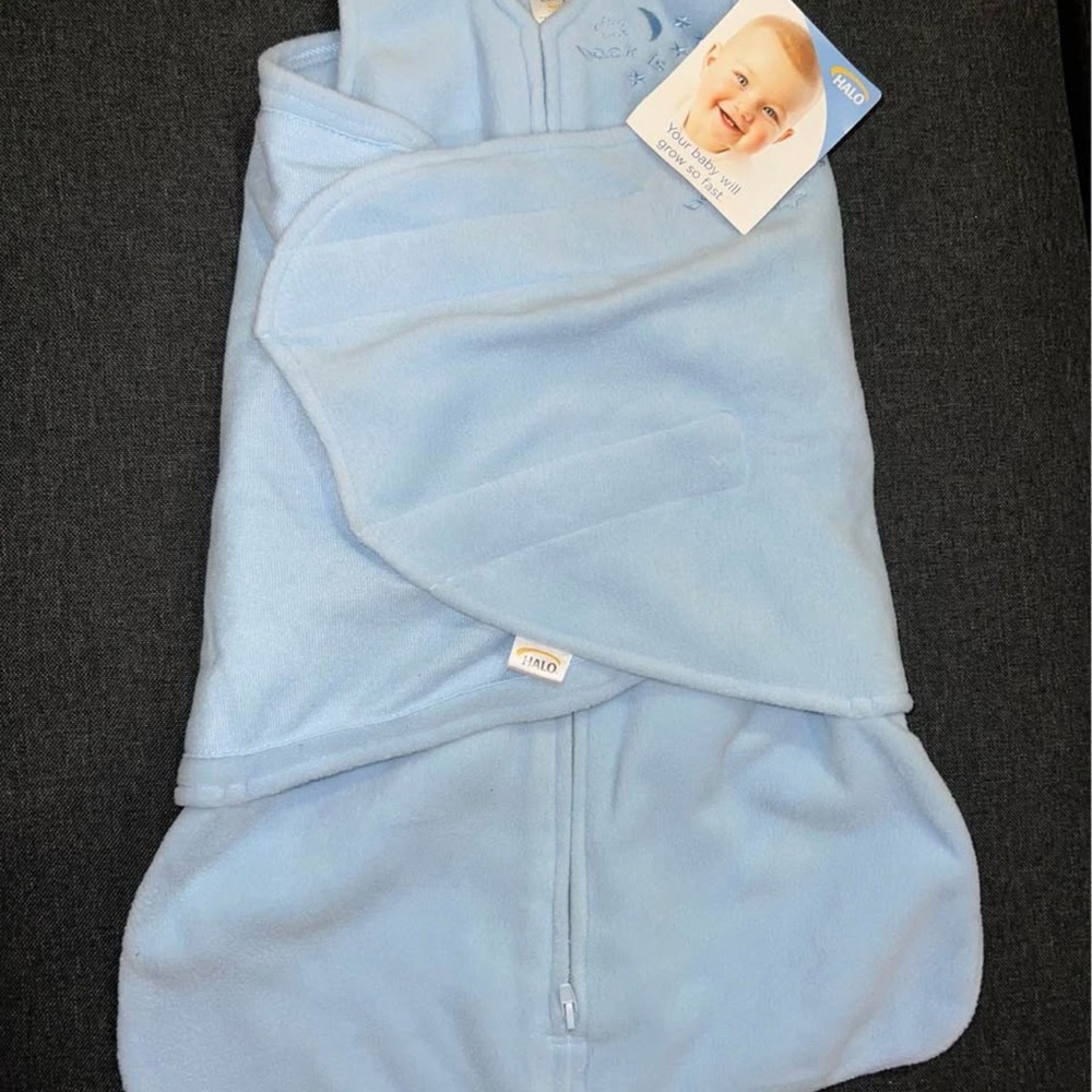 Halo SleepSack Swaddle in Blue